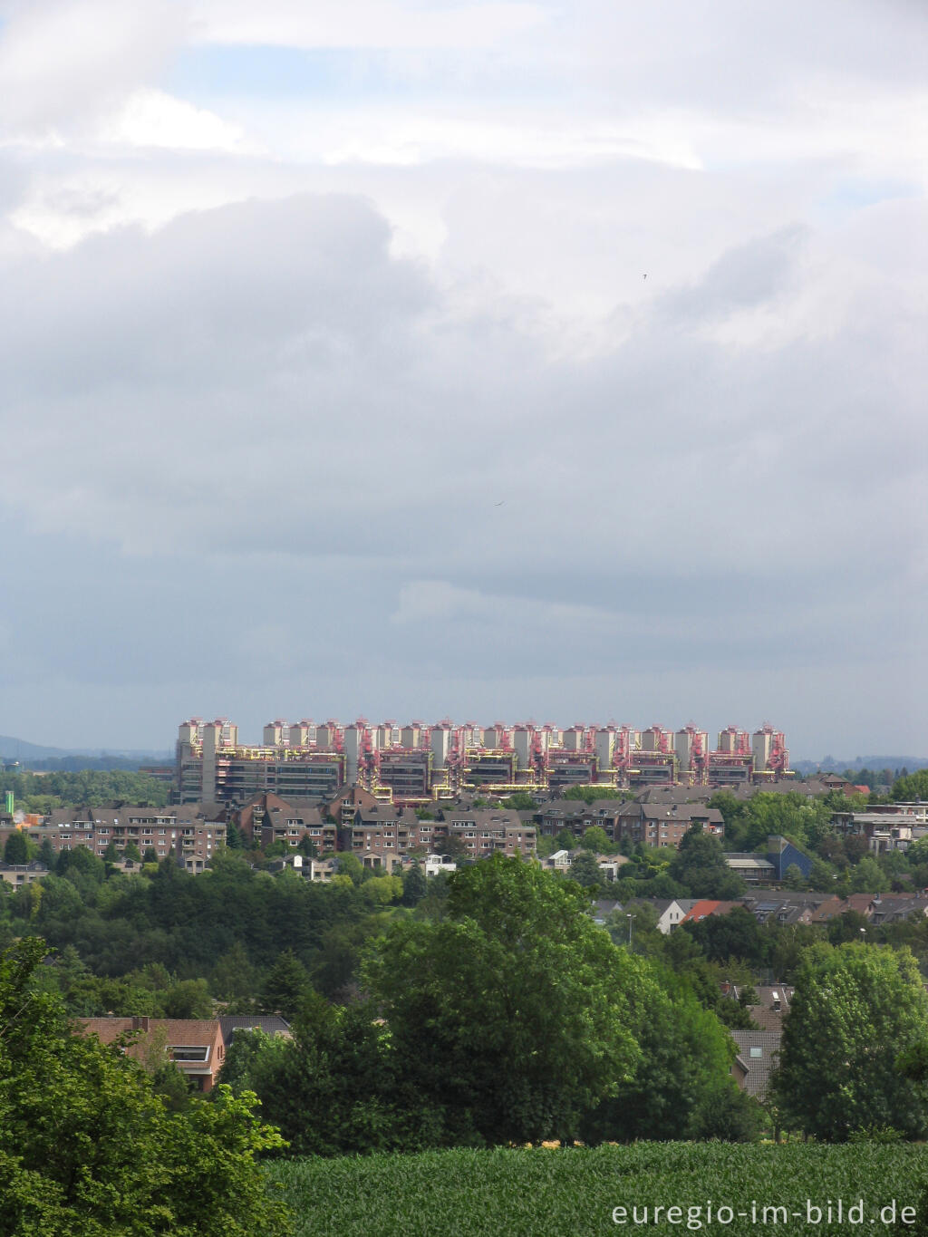 Detailansicht von Aachener Klinikum mit Vaalserquartier