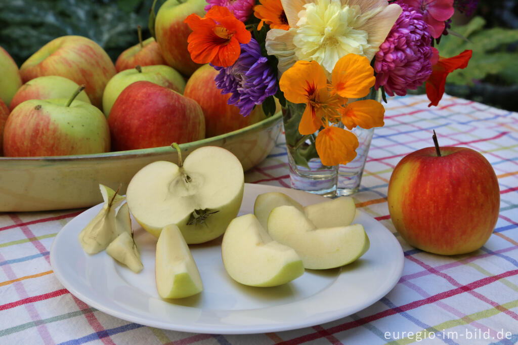 Detailansicht von Äpfel