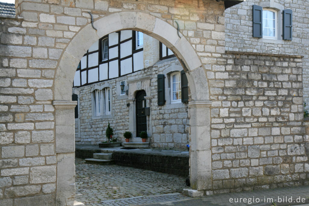 Detailansicht von Alt Breinig, historischer Ortskern, Breinig, Nordeifel