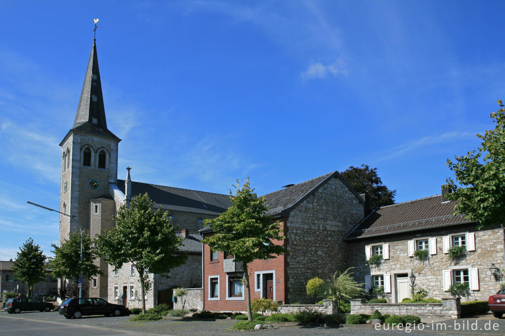 Detailansicht von Alt Breinig, Pfarrkirche St. Barbara, Breinig, Nordeifel