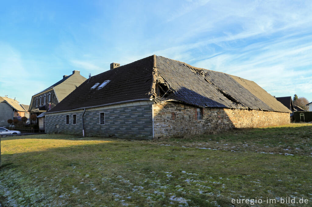 Detailansicht von Alte Bruchstein-Scheine bei der Kirchstraße, Lammersdorf