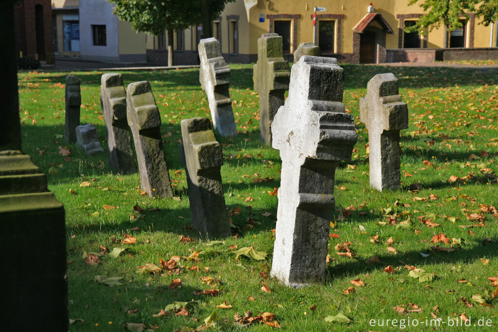 Detailansicht von Alte Grabsteine, Alsdorf