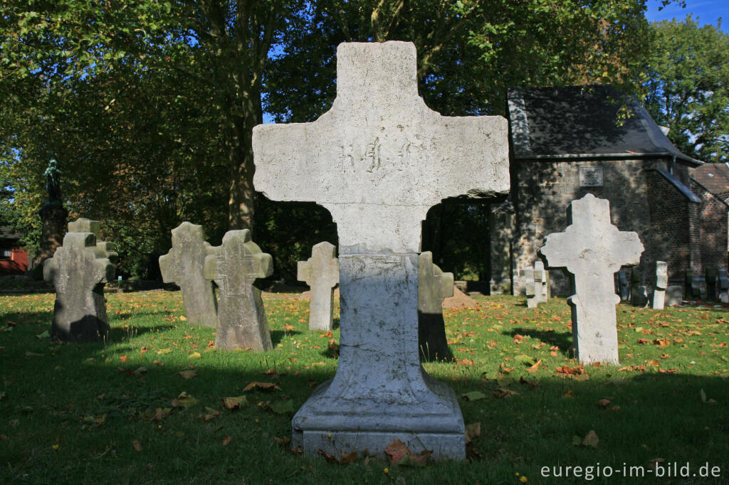 Detailansicht von Alte Grabsteine, Alsdorf