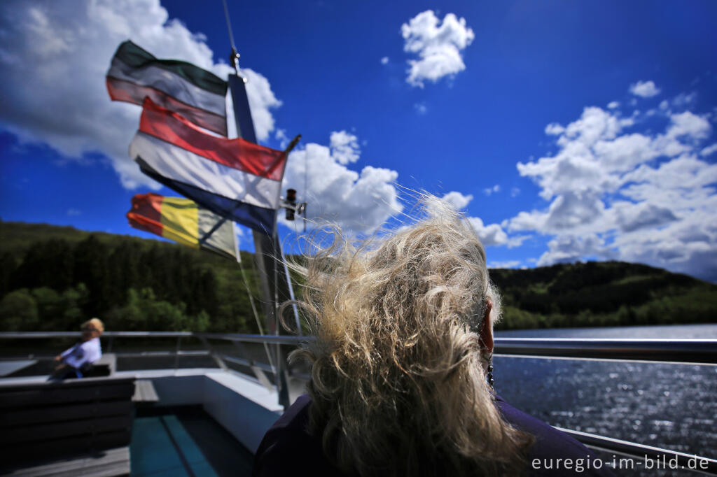 Detailansicht von Anlegeplatz der Rursee-Schifffahrt in Rurberg / Obersee