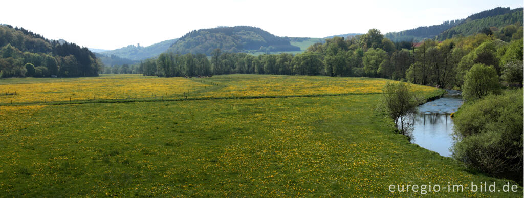 Auf dem Eifelsteig im Kylltal, südlich von Hillesheim, Panoramabild