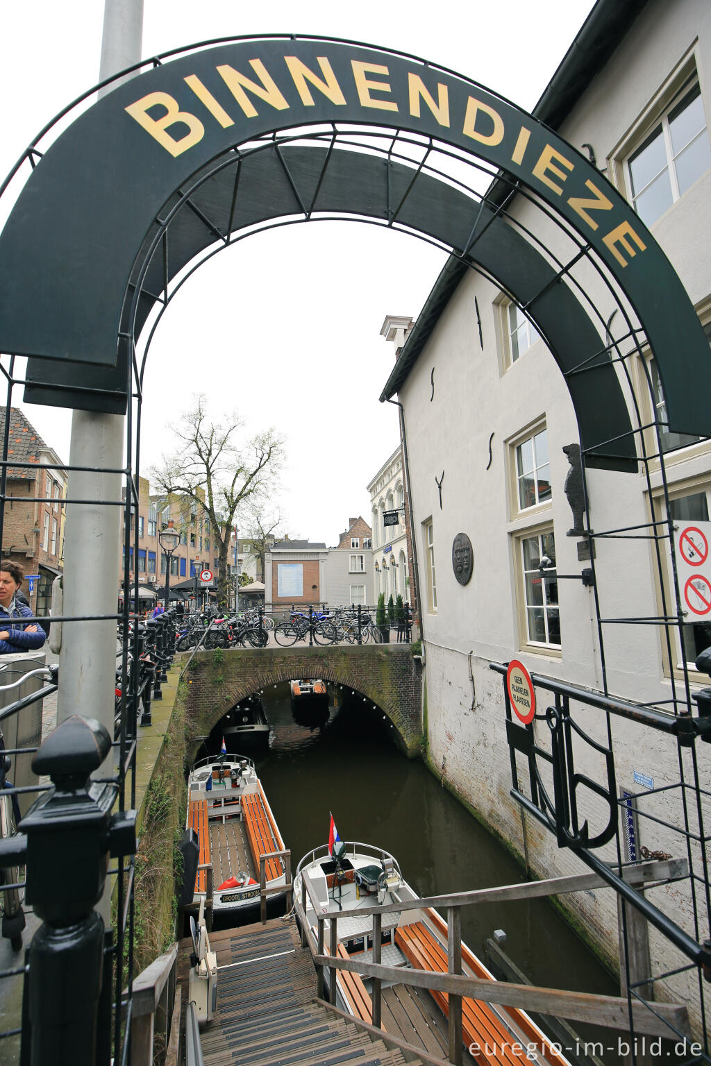 Detailansicht von Auf der Binnendieze in Hertogenbosch