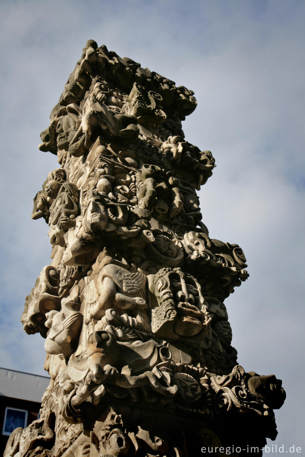 Detailansicht von Augustinerplatzbrunnen, Aachen