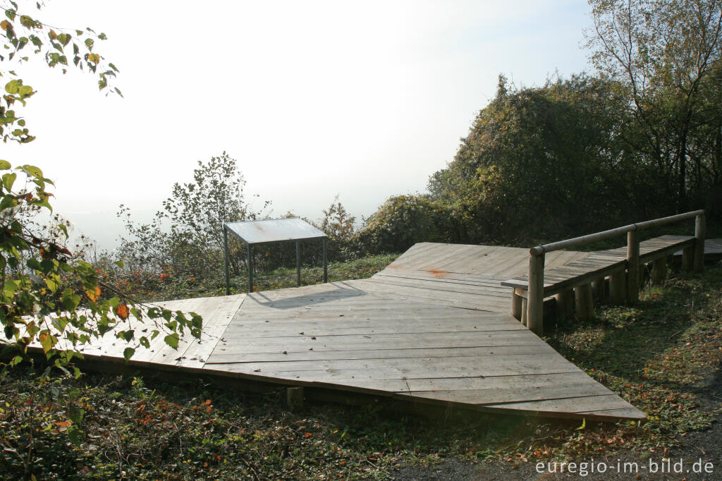 Detailansicht von Aussichtsplattform auf der Halde Adolf, Grube Adolf Park