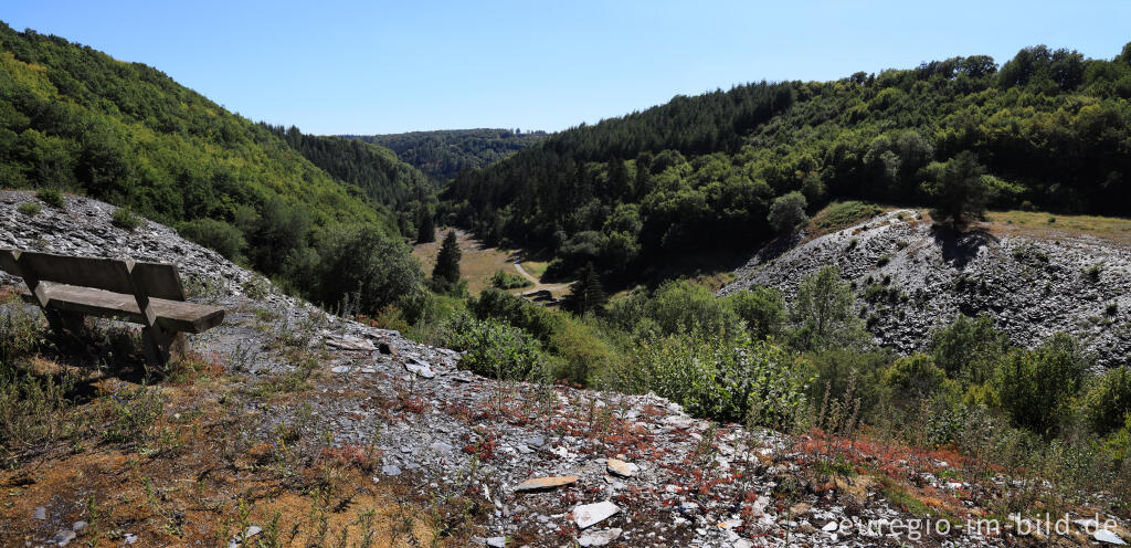 Detailansicht von Aussichtspunkt Maria Schacht, Kaulenbachtal bei Leienkaul