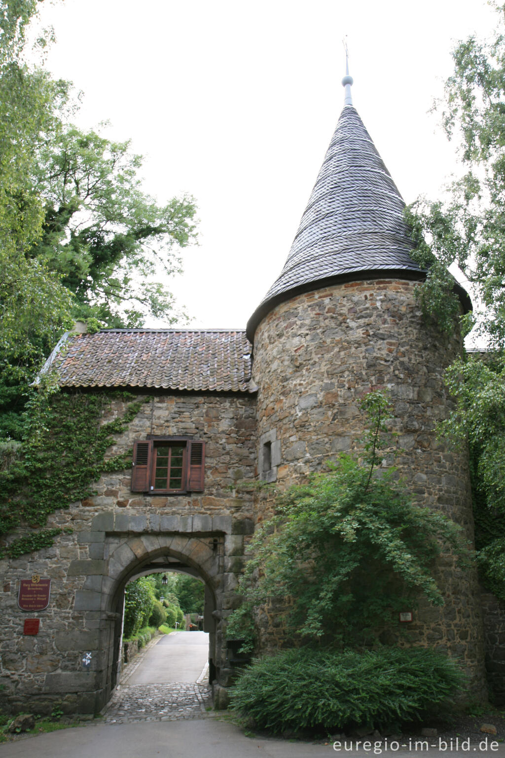 Detailansicht von Bei der Burg Wilhelmstein im Wurmtal