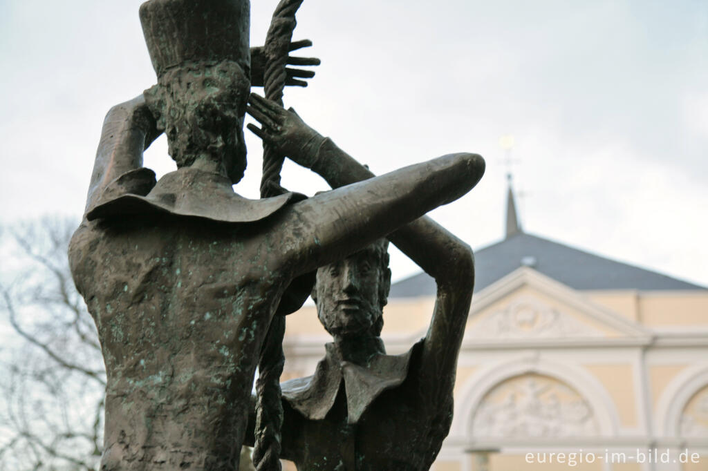 Detailansicht von Bergarbeiterbrunnen, Kohlscheid