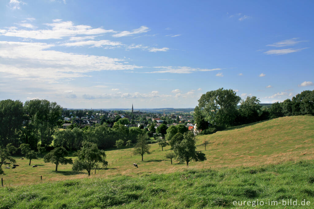 Detailansicht von Blick vom Dreiländerweg (Aachen) Richtung Vaals.