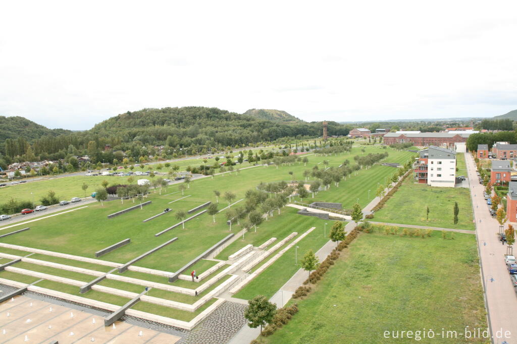 Detailansicht von Blick vom Förderturm auf den Anna-Park, Alsdorf