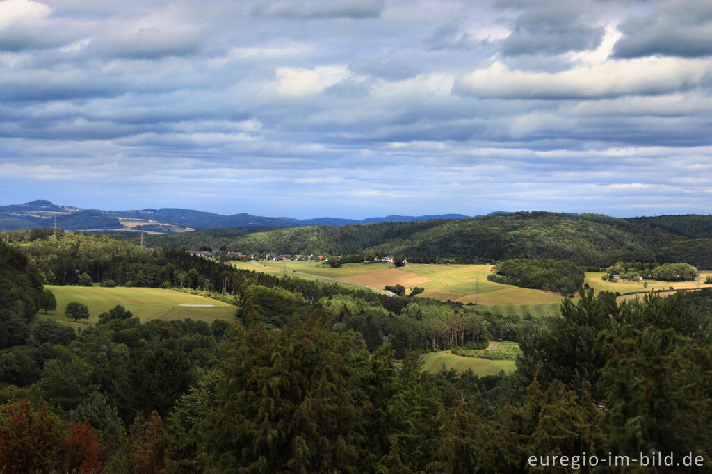 Detailansicht von Blick vom Hönselberg über die Landschaft