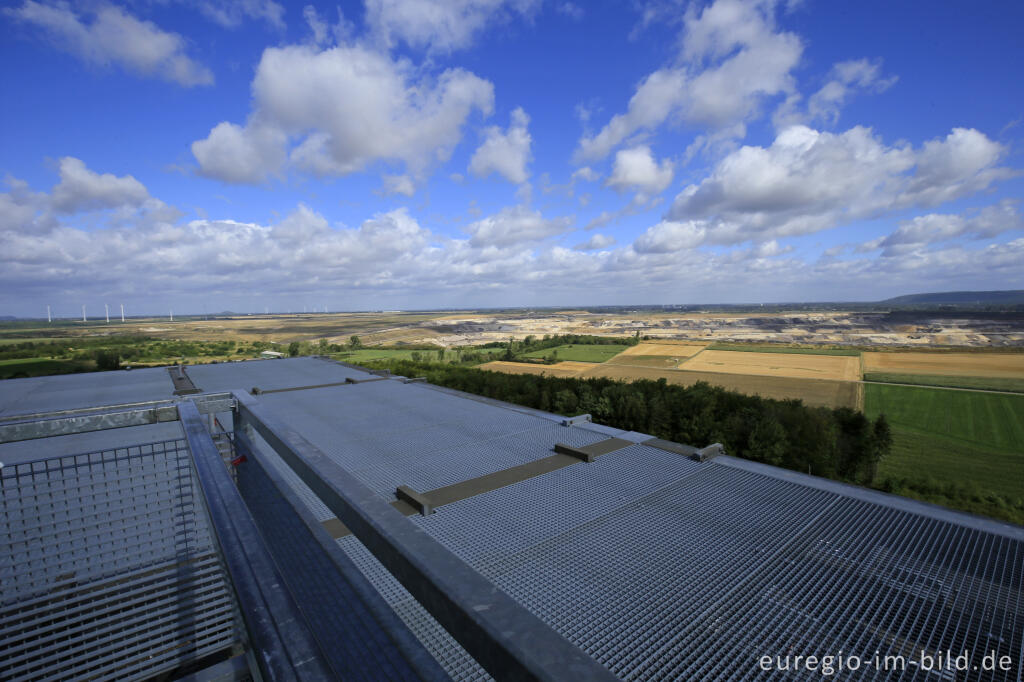 Detailansicht von Blick vom Indemann aud den Tagebau Inden