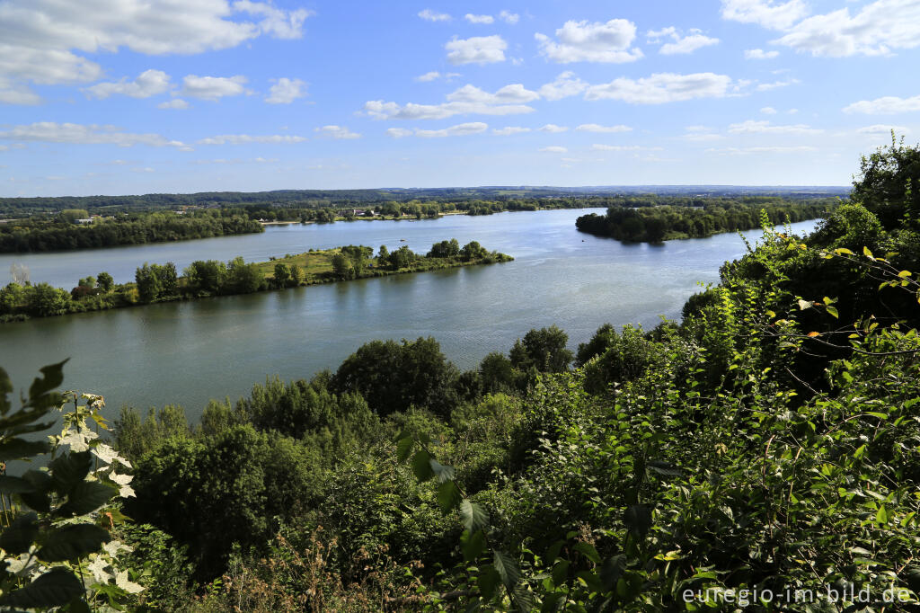 Blick vom Plateau von Caestert auf die Maas