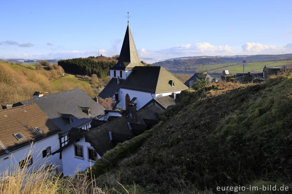 Detailansicht von Blick von der Burgruine auf Kronenburg