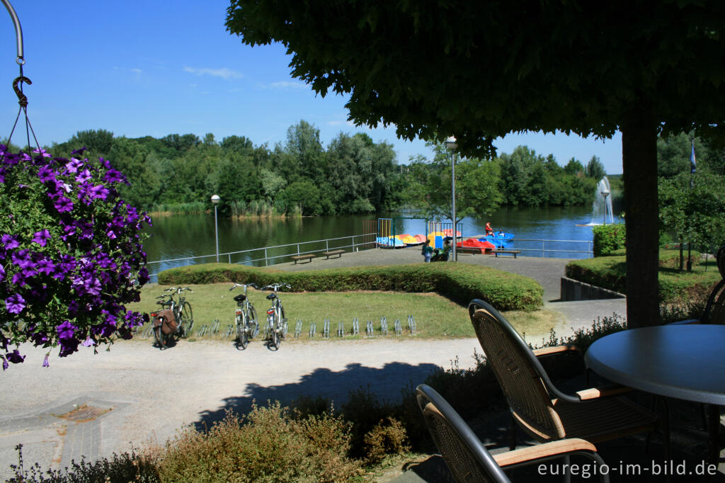 Detailansicht von Blick von der Gaststätte auf das Naherholungsgebiet Wurmtal bei Übach-Palenberg