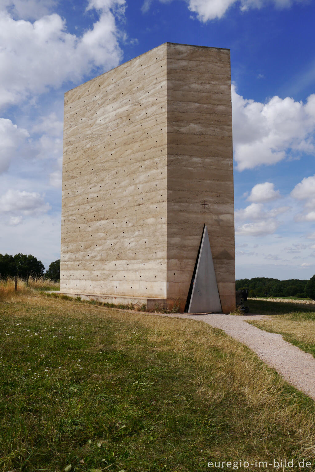 Detailansicht von Bruder-Klaus-Kapelle bei Wachendorf