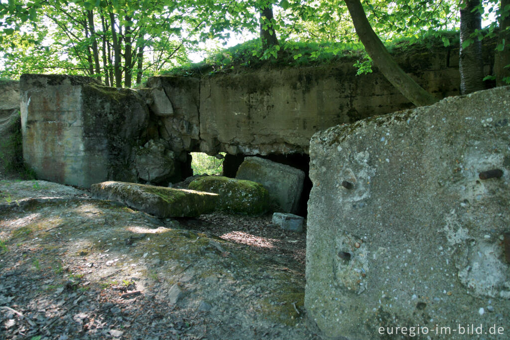 Detailansicht von Bunker auf dem Standortübungsplatz Stolberg-Münsterbusch