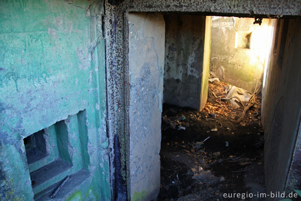 Detailansicht von Bunkerruine zwischen Simmerath und Konzen