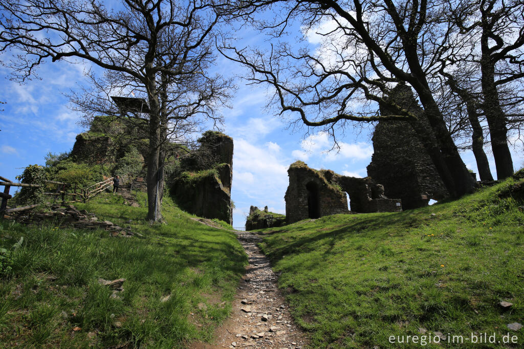 Detailansicht von Burg Are bei Altenahr