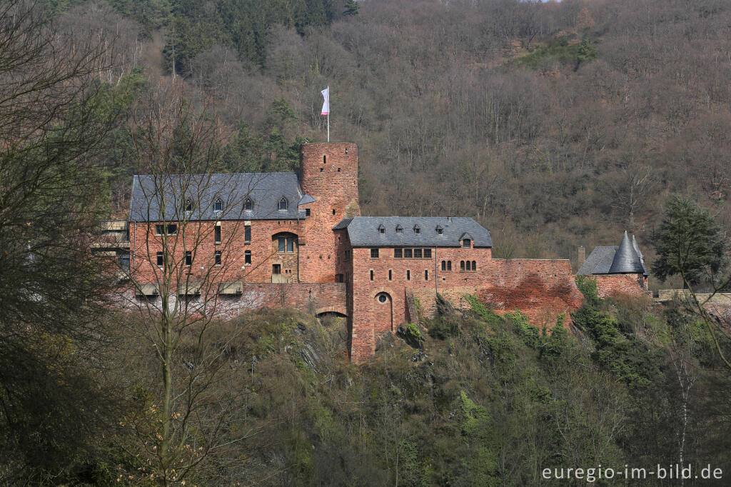 Detailansicht von Burg Hengebach, Heimbach