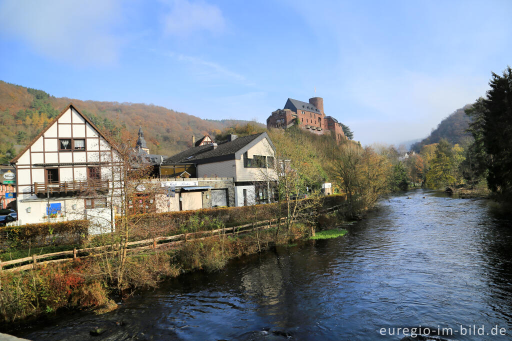 Detailansicht von Burg Hengebach, Heimbach