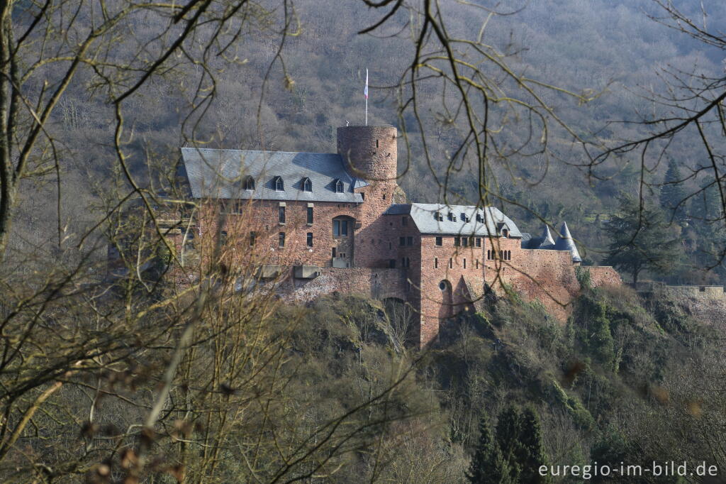 Detailansicht von Burg Hengebach, Heimbach