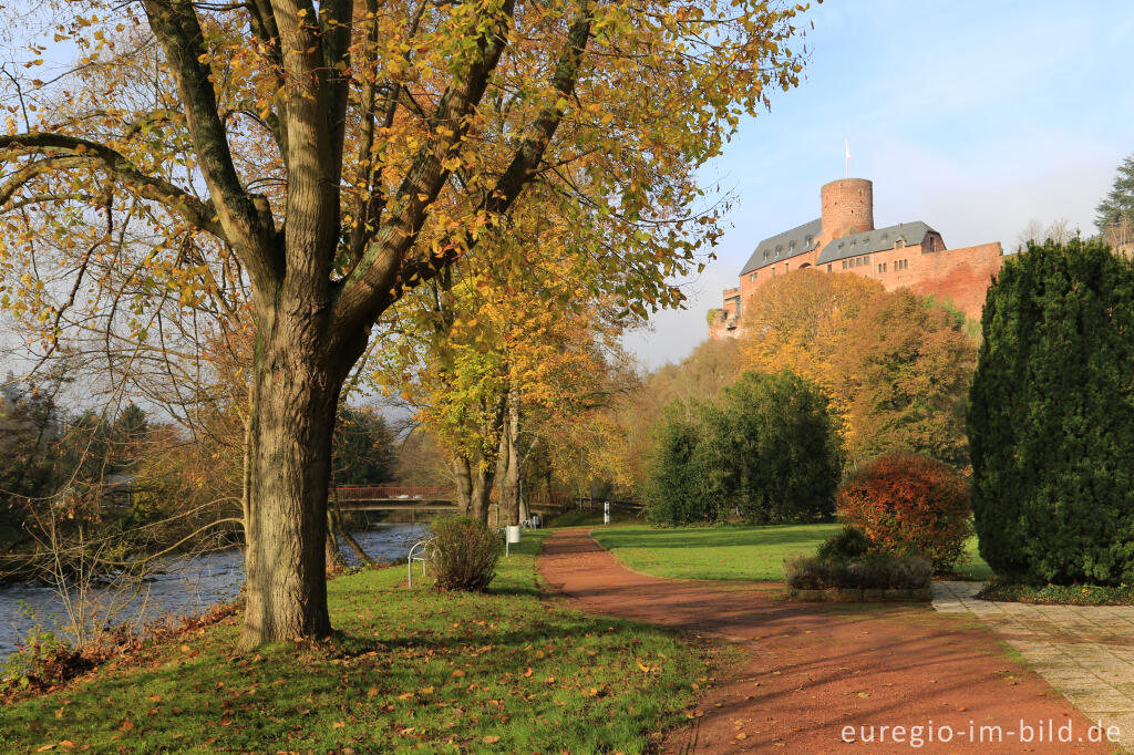 Detailansicht von Burg Hengebach, Heimbach