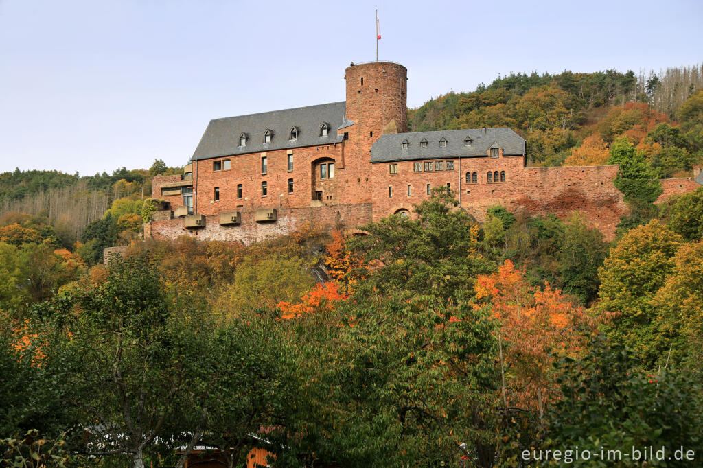 Detailansicht von Burg Hengebach, Heimbach