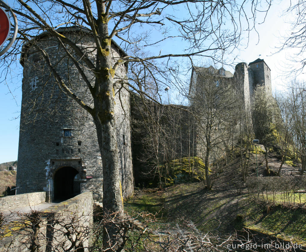 Detailansicht von Burg Monschau