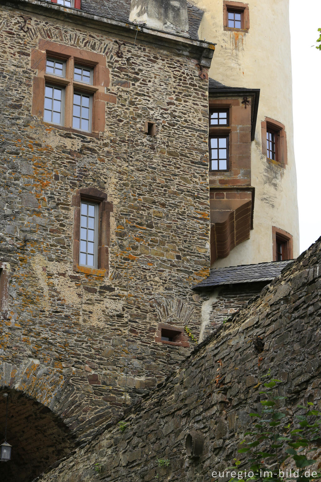 Detailansicht von Burg Neuerburg, Südeifel