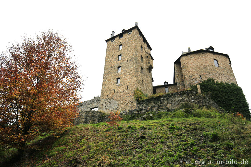 Detailansicht von Burg Reinhardstein (Château de Reinhardstein) 