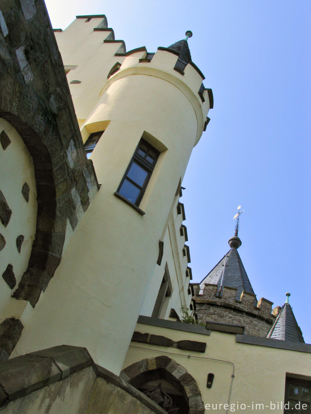 Detailansicht von Burg Rode, Herzogenrath, NRW