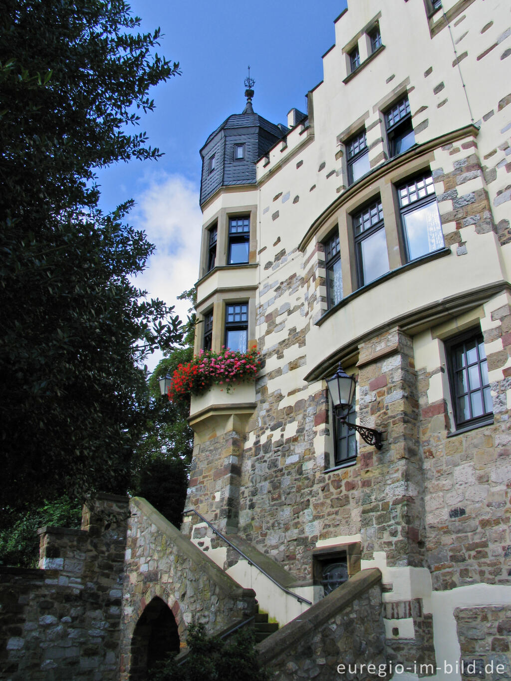 Detailansicht von Burg Rode, Herzogenrath, NRW