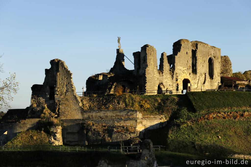 Detailansicht von Burgruine Valkenburg