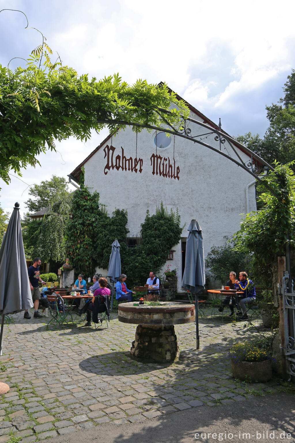 Detailansicht von Das Ausflugscafé Nohner Mühle im Ahbachtal