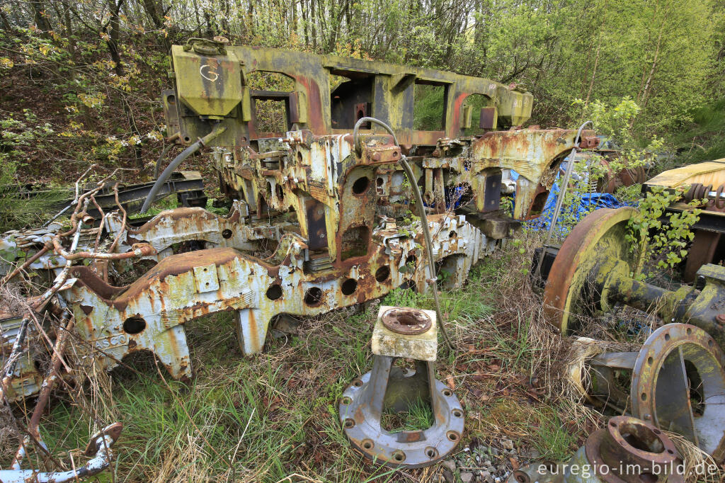 Detailansicht von Das Gelände des historischen Bahnhofs Raeren, 2017 fotografiert