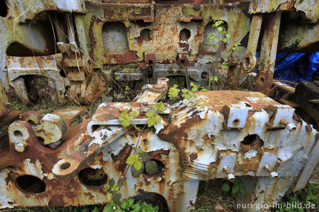 Detailansicht von Das Gelände des historischen Bahnhofs Raeren, 2017 fotografiert