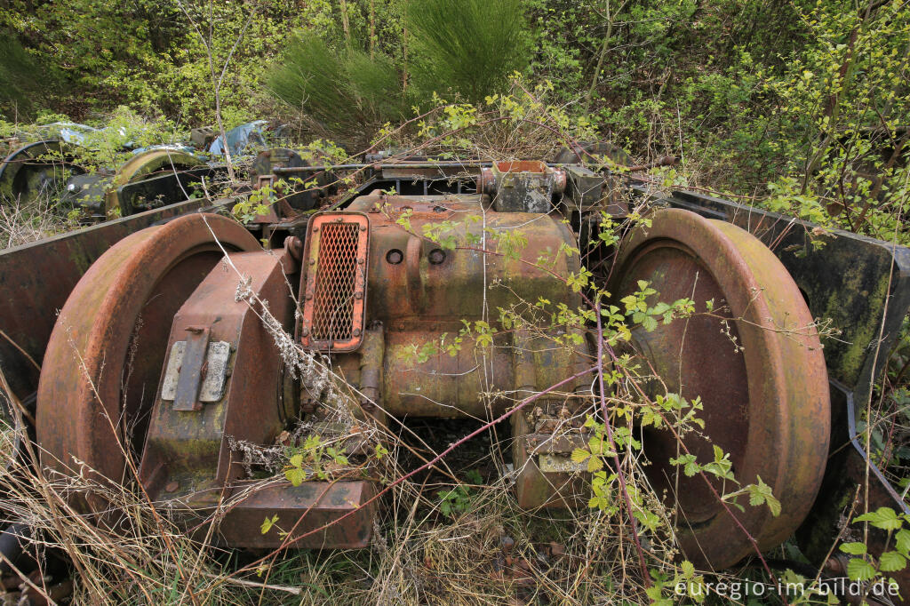 Detailansicht von Das Gelände des historischen Bahnhofs Raeren, 2017 fotografiert