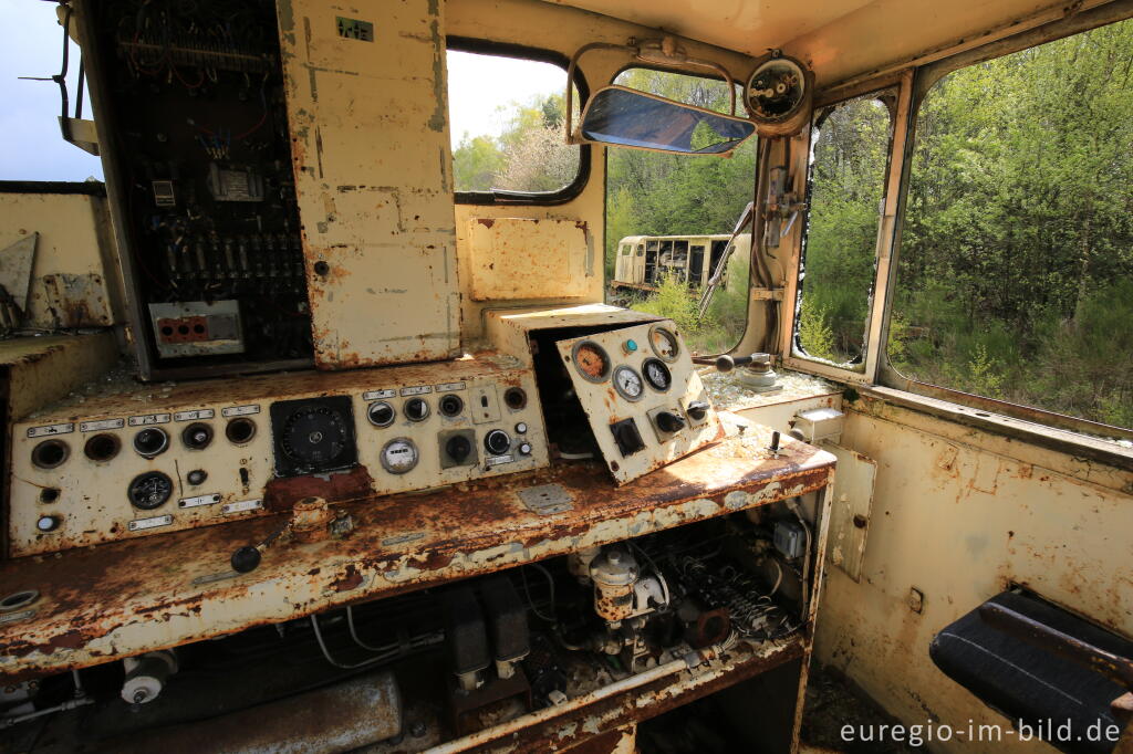 Detailansicht von Das Gelände des historischen Bahnhofs Raeren, 2017 fotografiert