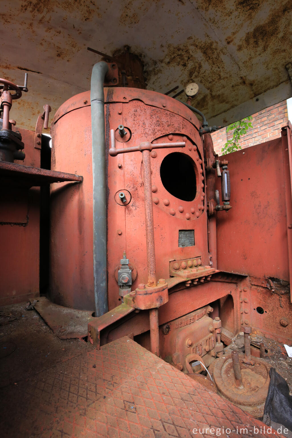 Detailansicht von Das Gelände des historischen Bahnhofs Raeren, 2017 fotografiert