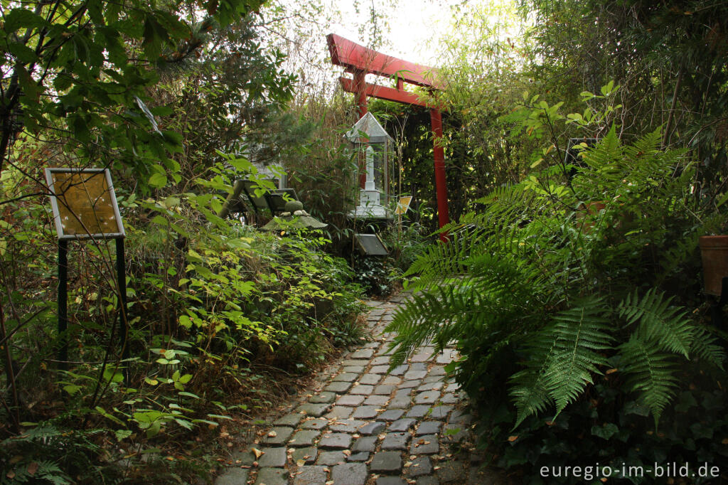 Detailansicht von Das Japan-Tor im Hortus Dialogus