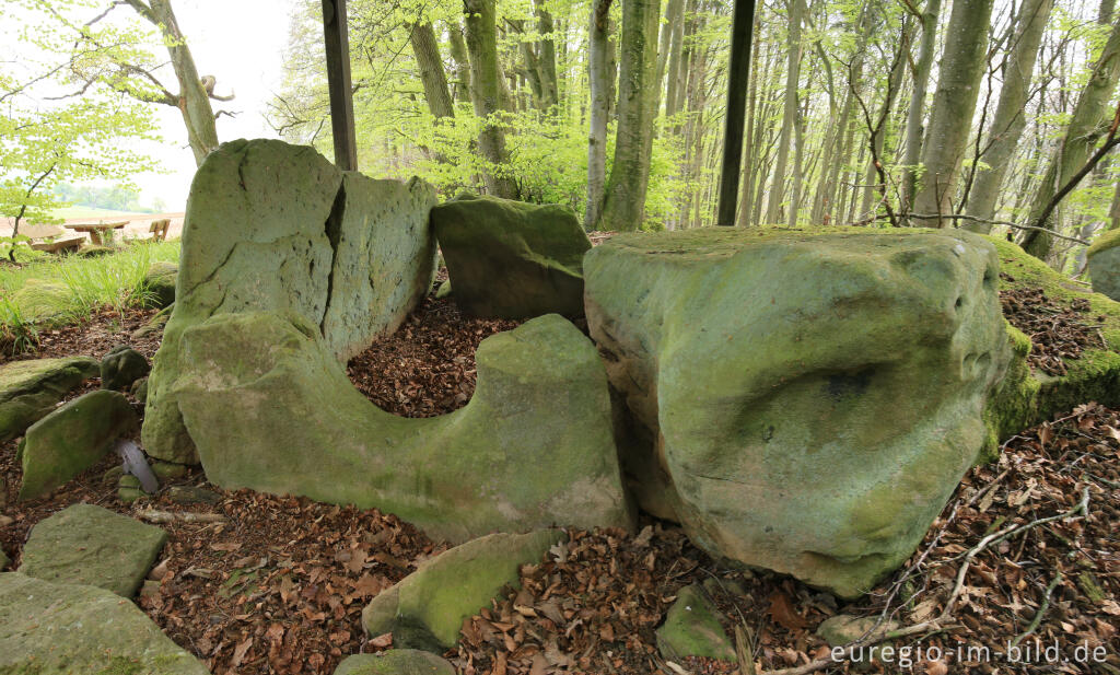 Detailansicht von Das Steinkistengrab bei Schankweiler