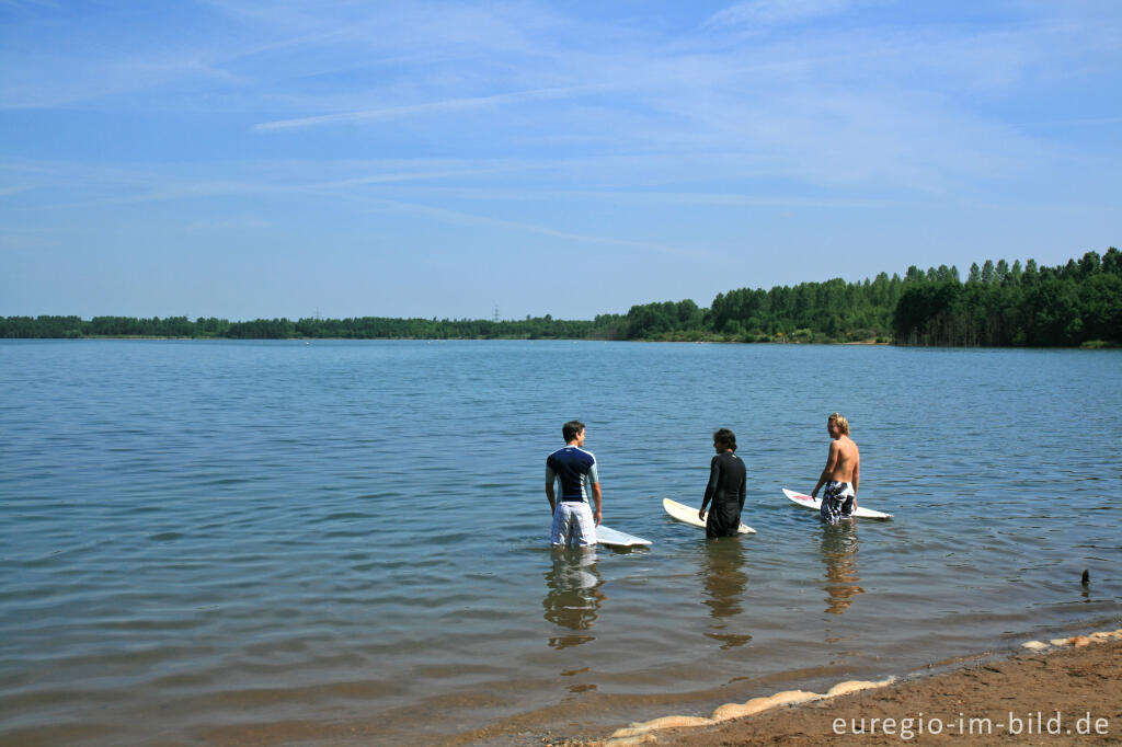 Detailansicht von Das südliche Ufer des Blausteinsees