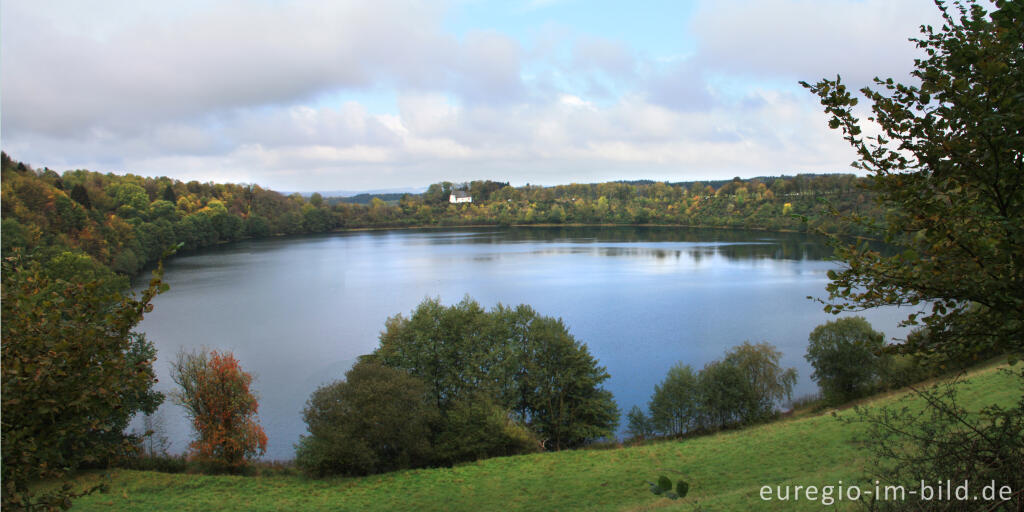 Detailansicht von Das Weinfelder Maar, Vulkaneifel bei Daun