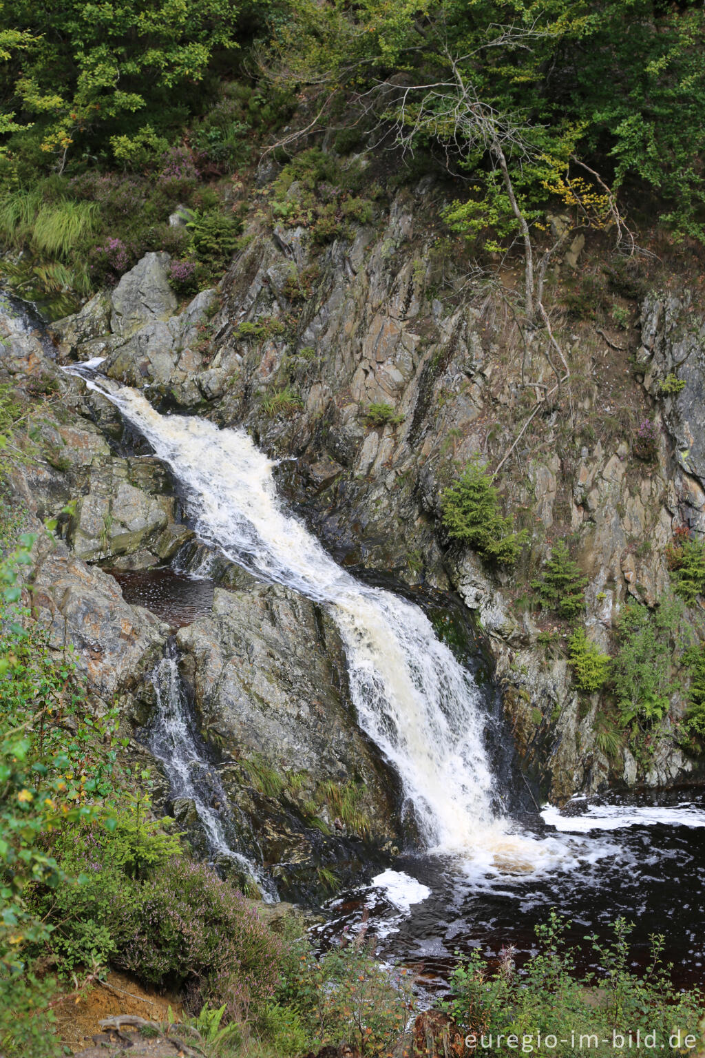 Detailansicht von Der Bayehon Wasserfall