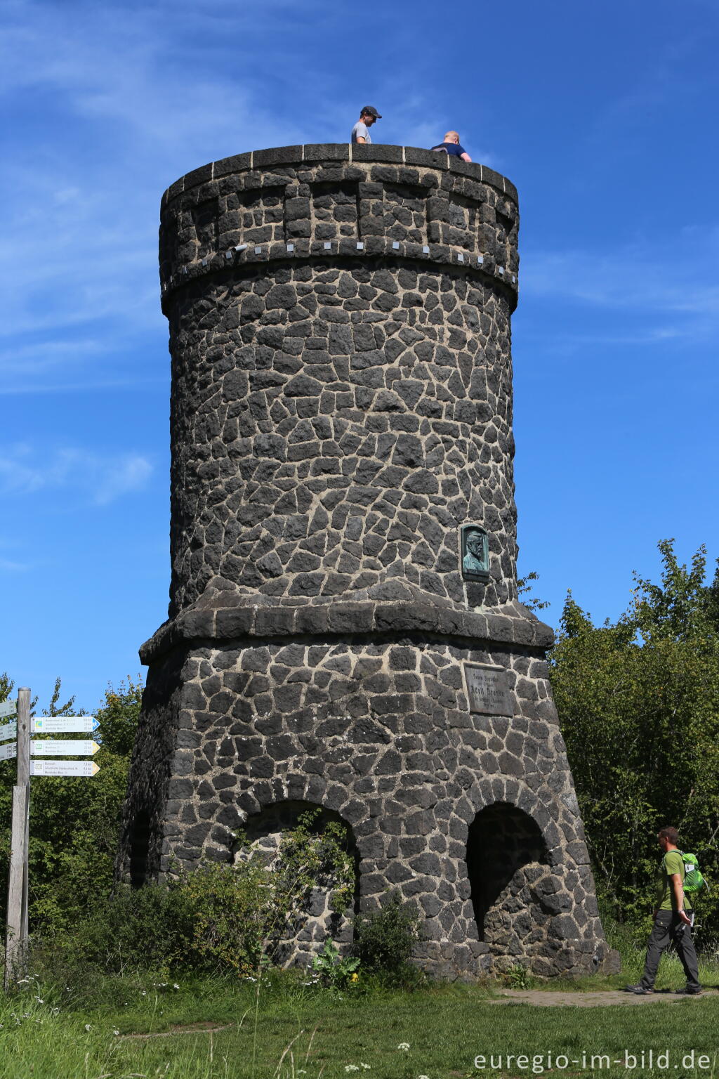 Detailansicht von Der Dronketurm auf dem Mäuseberg bei Daun