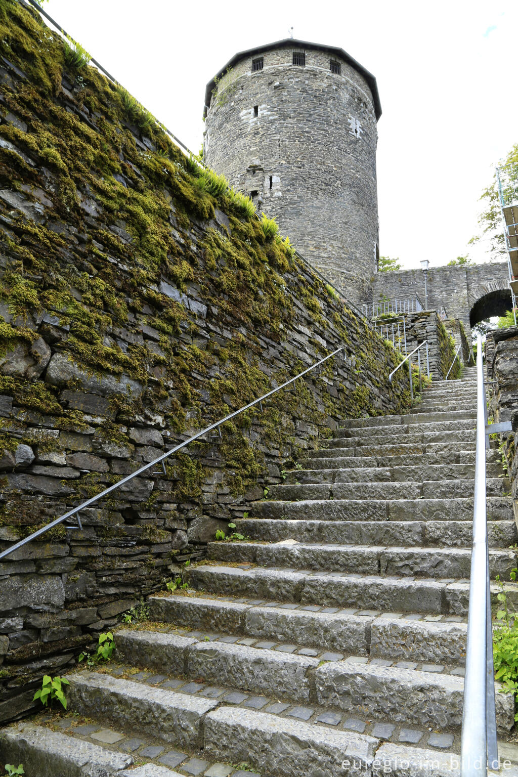 Detailansicht von Der Eselsturm, Burg Monschau